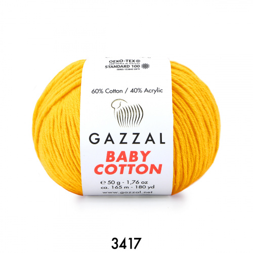 Baby Cotton Gazzal 3417 желтый