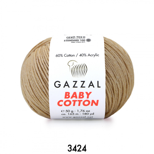 Baby Cotton Gazzal 3424 бежевый