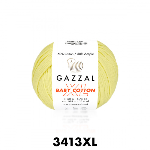 Baby Cotton XL Gazzal 3413 светлый лимон