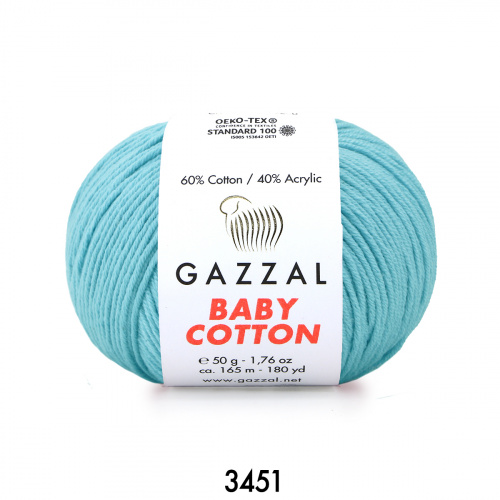 Baby Cotton Gazzal 3451 айсберг