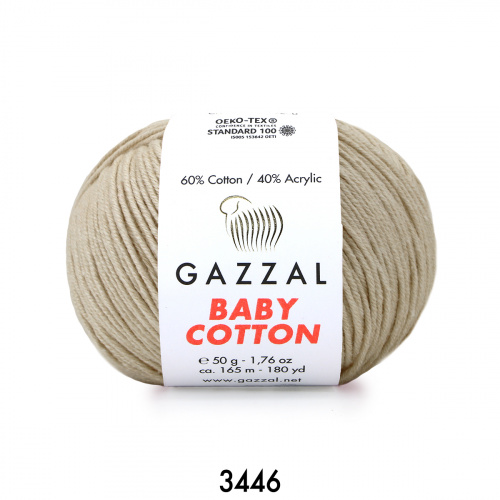 Baby Cotton Gazzal 3446 холодный беж