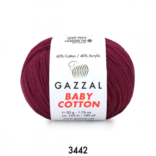 Baby Cotton Gazzal 3442 вишня