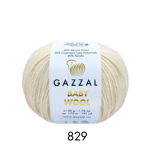 Baby Wool Gazzal 829 суровый
