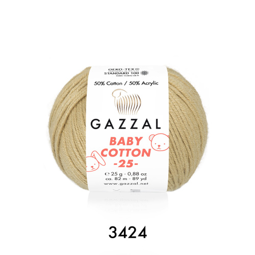 Baby Cotton 25 Gazzal 3424 бежевый