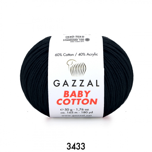 Baby Cotton Gazzal 3433 черный