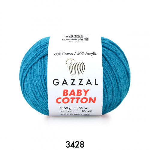 Baby Cotton Gazzal 3428 бирюза