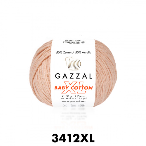 Baby Cotton XL Gazzal 3412 персик