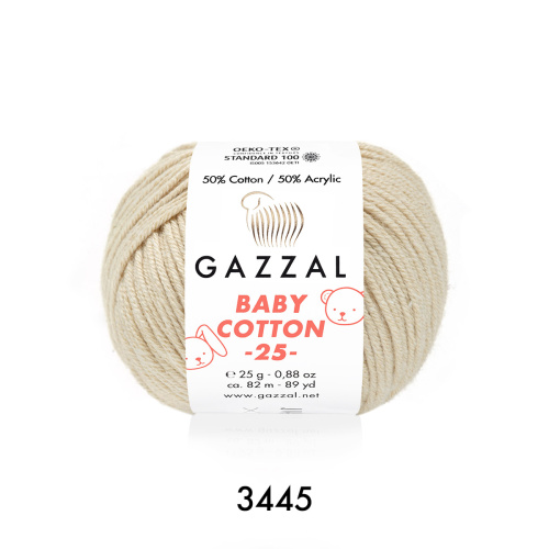 Baby Cotton 25 Gazzal 3445 тёплый беж