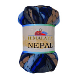 Nepal 134-04 сине-бежево-васильковый