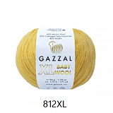 Baby Wool XL Gazzal 812 ярко-желтый