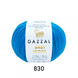Baby Wool Gazzal 830 ярко-синий