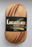 Kangaroo wool меланж Н30 карамель/рыжий/коричневый