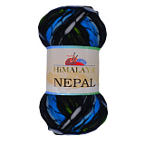 Nepal 134-01 черно-зелено-бирюзовый