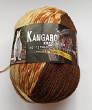 Kangaroo wool Crazy color 07.1 бежевый/коричневый