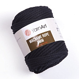 Macrame Rope 5mm 750 черный