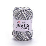 Jeans Crazy 7209 бело-серый