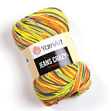 Jeans Crazy 7201 оранжево-зелено-желтый яркий