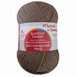 Шотландский твид 1019 серобежевый меланж