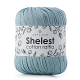 Shelest cotton raffia лазурный