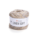 Linen Soft 7407 беж-серый