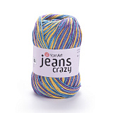Jeans Crazy 7210 жёлт-фиолет-бирюза