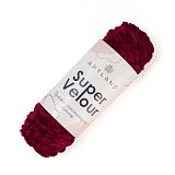Super Velour 14 бордовый