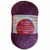 Шотландский твид 1454 цикламеновый меланж 