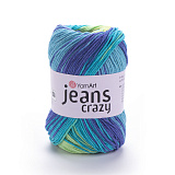 Jeans Crazy 8218 салат-бир-фиолет
