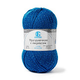 Праздничная с люрексом 139 морская волна