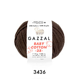 Baby Cotton 25 Gazzal 3436 коричневый