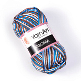 Begonia Melange 505 шоколад/синий/белый