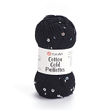 Cotton Gold Paillettes 7101 чёрный